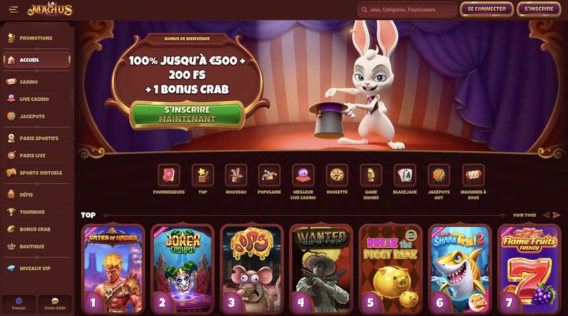 Magius casino slots - Découvrez les Promotions Incroyables du Magius Casino France pour les Joueurs